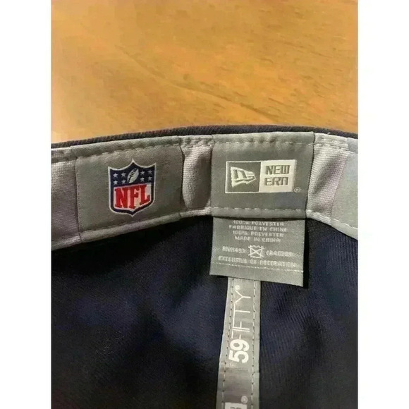 Houston Texans NFL New Era Hat Size 7 1/2 Fitted Cap (0116) - Picture 7 of 7